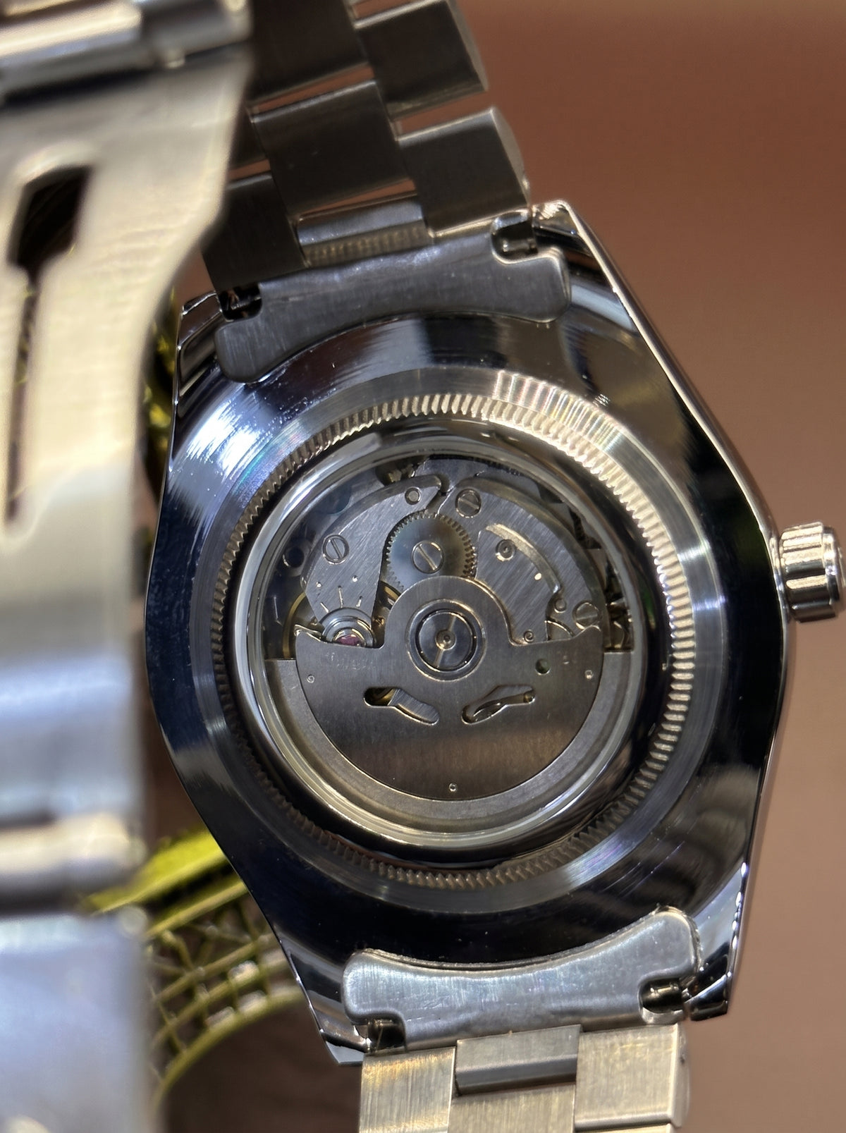 Rlx Semi-Automatic Date Watch with Steel Bracelet – Men’s