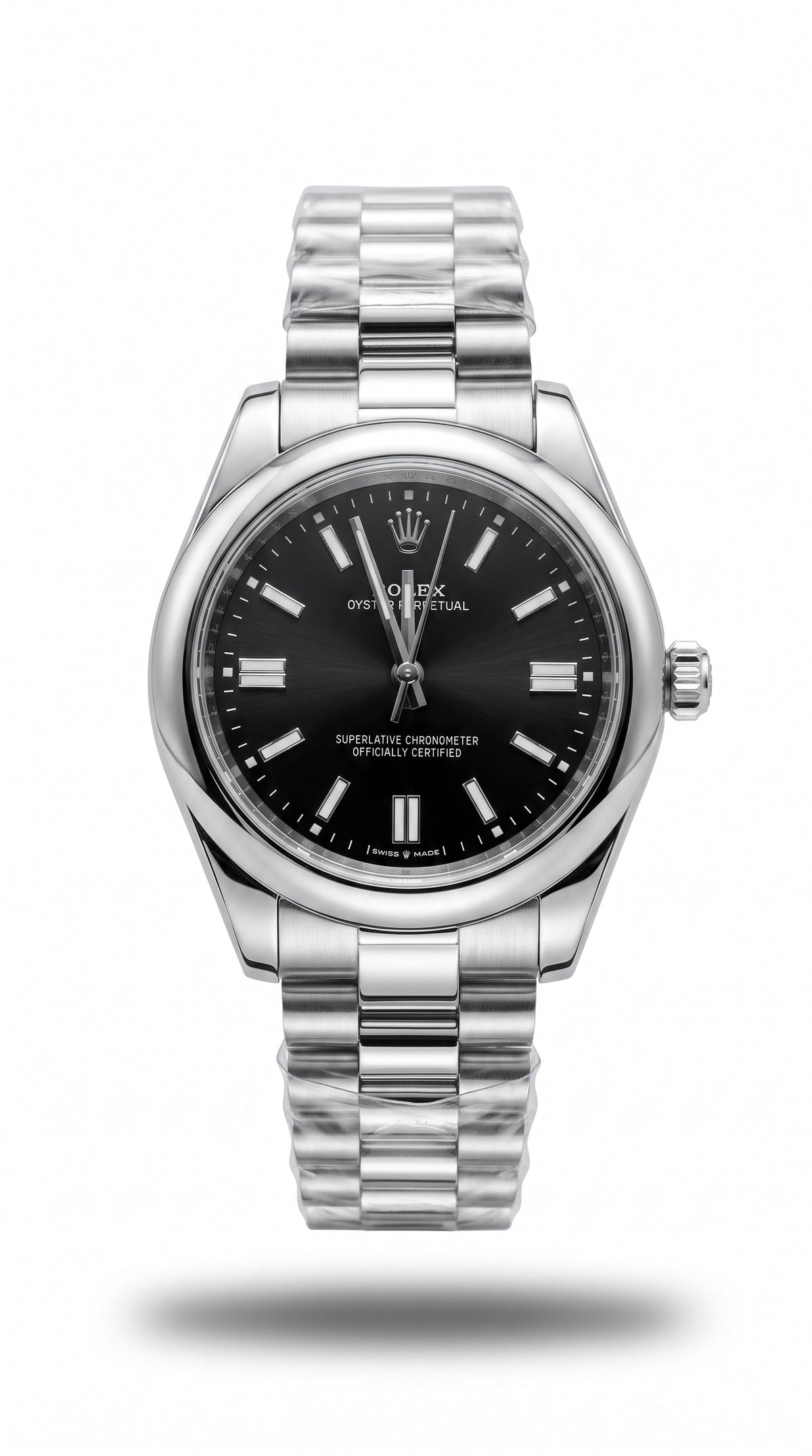 Rlx Semi-Automatic Date Watch with Steel Bracelet – Men’s