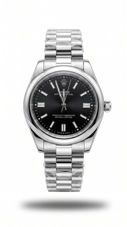 Rlx Semi-Automatic Date Watch with Steel Bracelet – Men’s