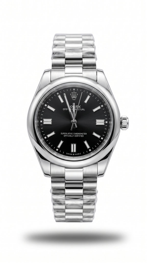 Rlx Semi-Automatic Date Watch with Steel Bracelet – Men’s