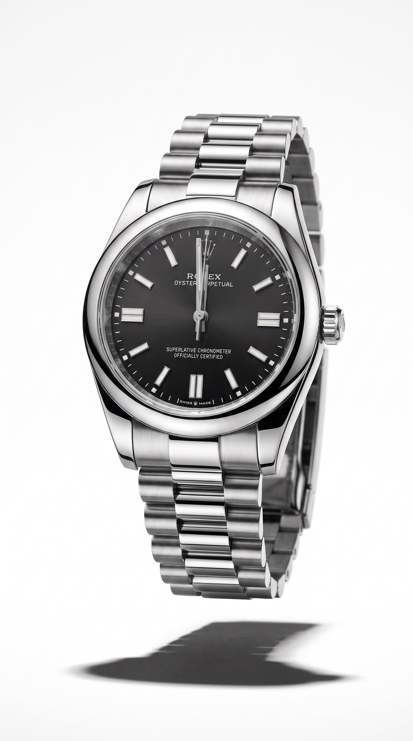 Rlx Semi-Automatic Date Watch with Steel Bracelet – Men’s