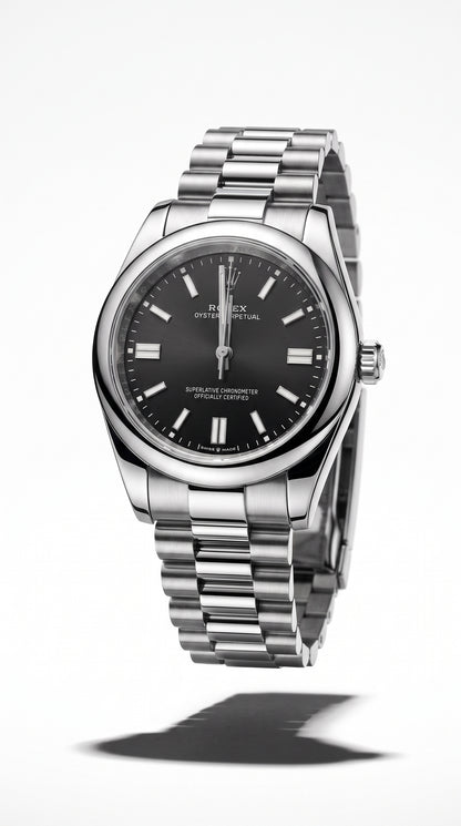 Rlx Semi-Automatic Date Watch with Steel Bracelet – Men’s