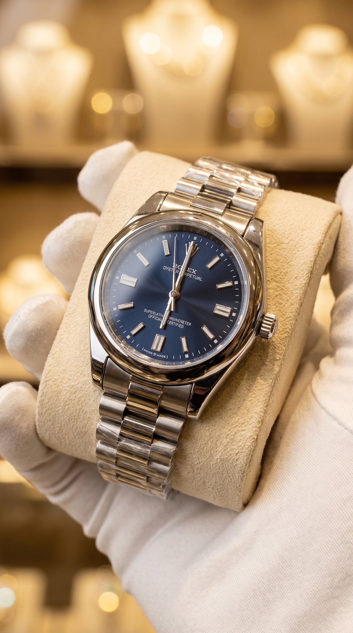 Rlx Semi-Automatic Date Watch with Steel Bracelet – Men’s