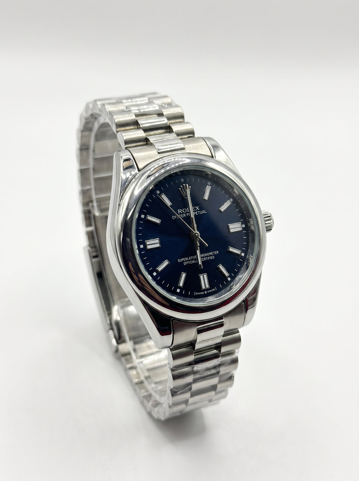 Rlx Semi-Automatic Date Watch with Steel Bracelet – Men’s