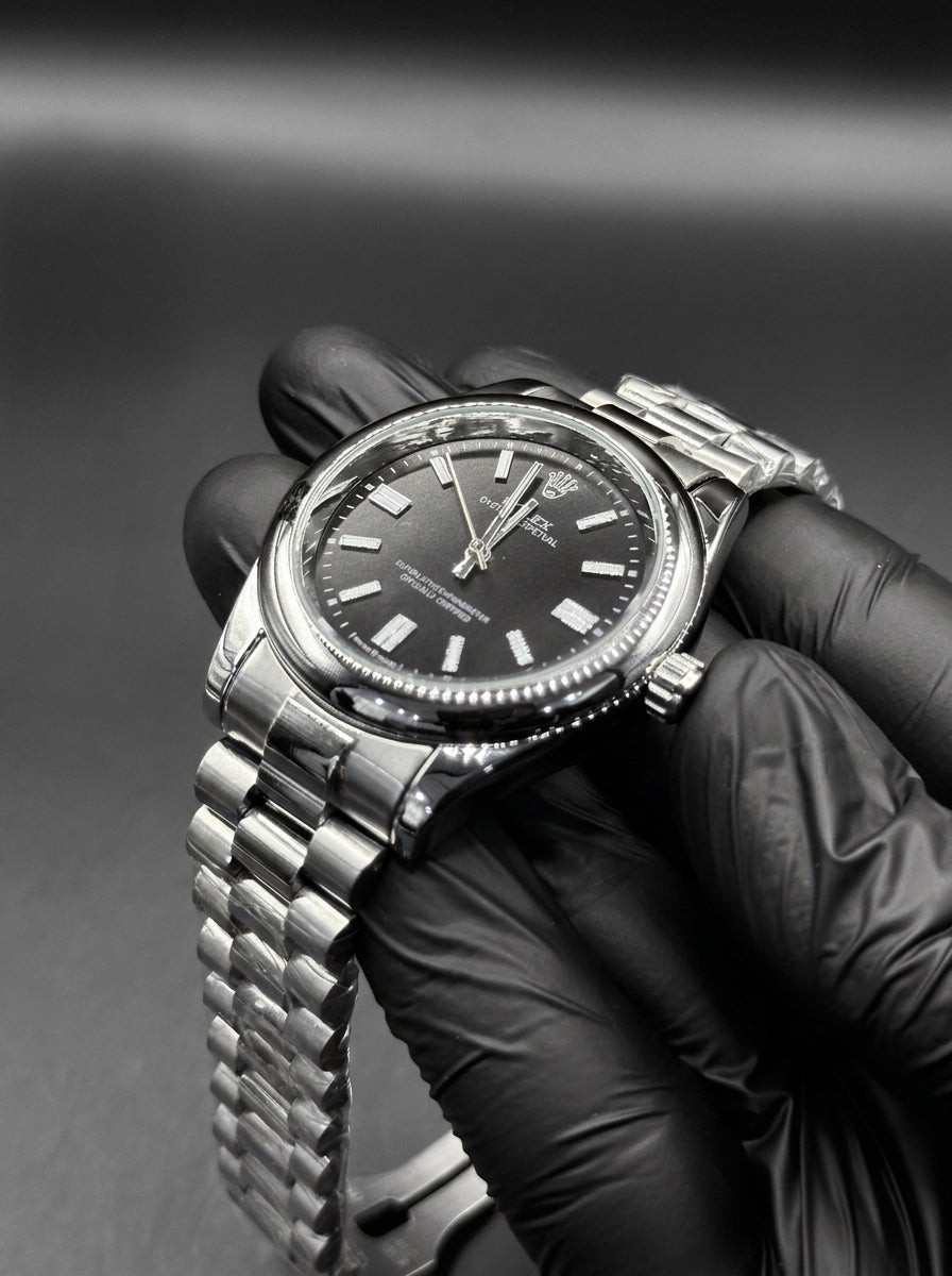Rlx Semi-Automatic Date Watch with Steel Bracelet – Men’s