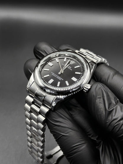 Rlx Semi-Automatic Date Watch with Steel Bracelet – Men’s