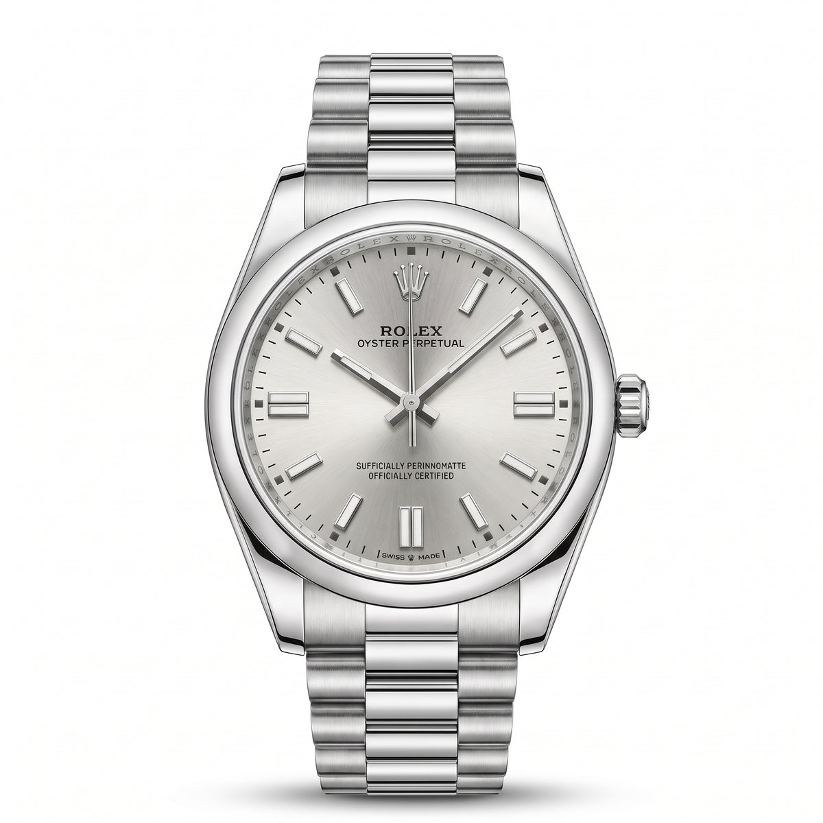 Rlx Semi-Automatic Date Watch with Steel Bracelet – Men’s