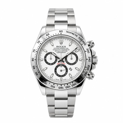 Trizo Men's Silver Watch – White Dial, Steel Bracelet | Trizolifestyle