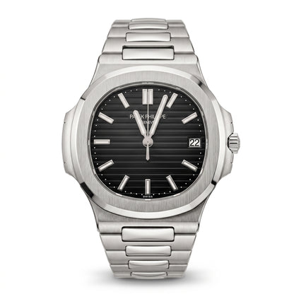 PP Nautilus Date-just Watch With Chain Butterfly Lock