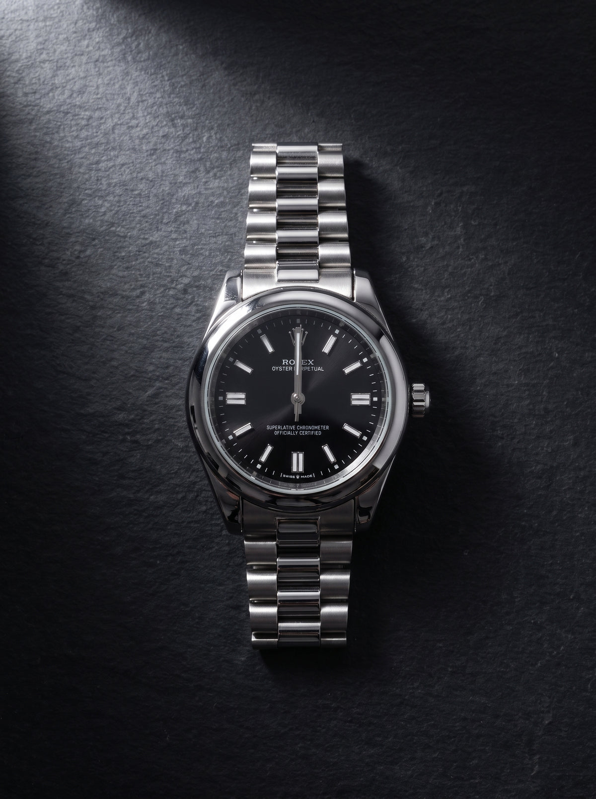 Rlx Semi-Automatic Date Watch with Steel Bracelet – Men’s
